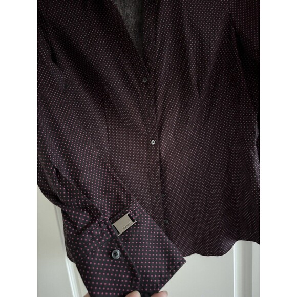 Express Design Studio Blouse Women's‎ Size Large Button Up Polka Dot NWOT - Picture 5 of 10